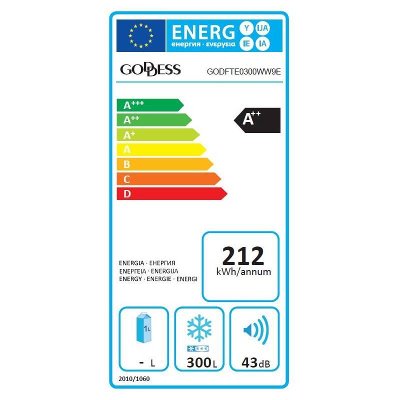 Mraznička Goddess FTE0300WW9E bílá