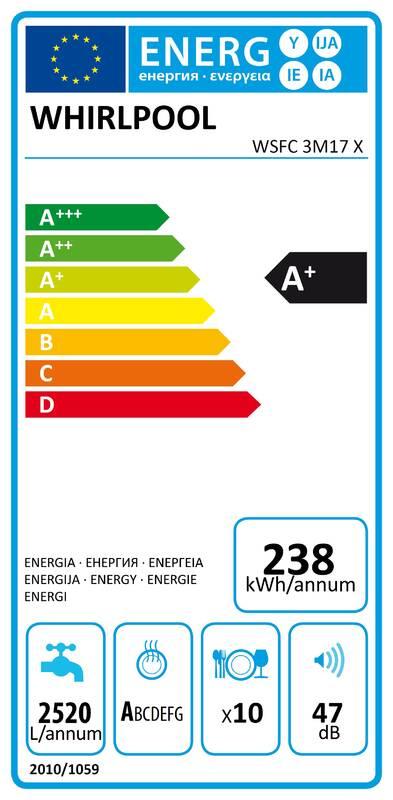 Myčka nádobí Whirlpool WSFC 3M17 X