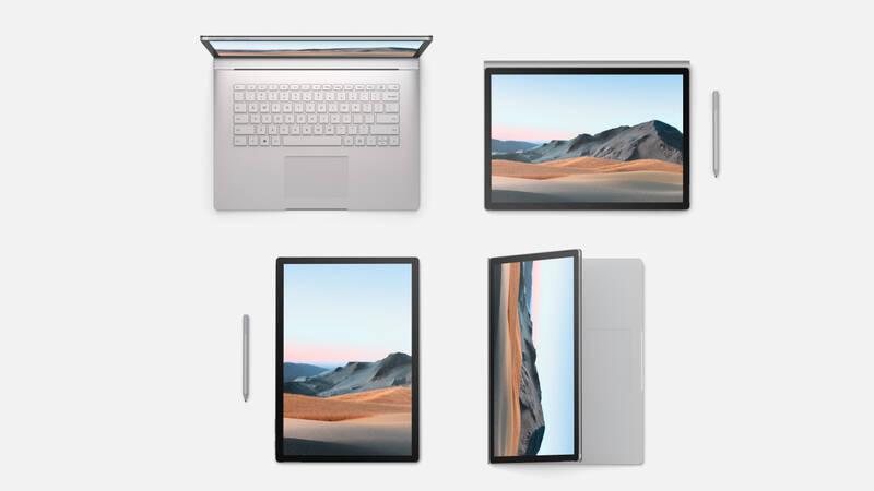 Notebook Microsoft Surface Book 3 stříbrný