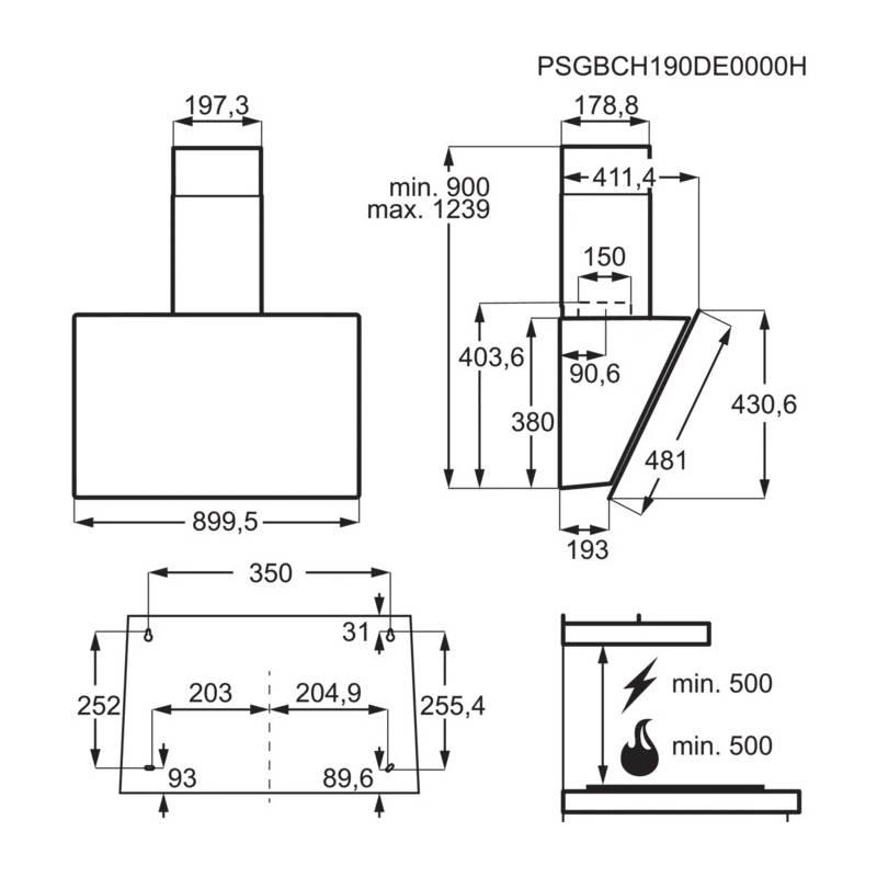 Odsavač par Electrolux KFVB19K