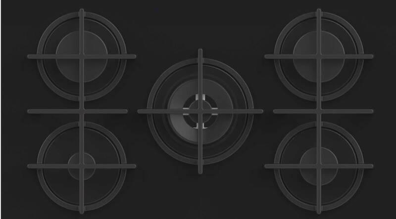 Plynová varná deska Candy CVG74WPB černá