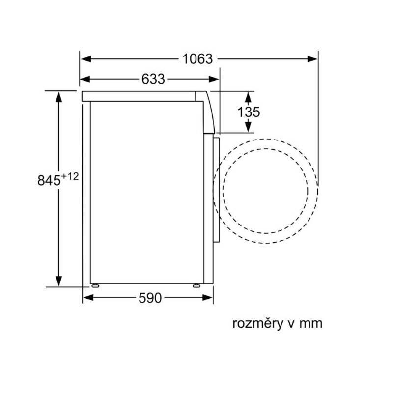 Pračka Bosch Serie 6 WAU28PH0BY bílá