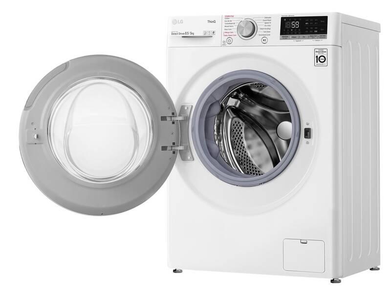 Pračka se sušičkou LG F2DV5S8S1 bílá
