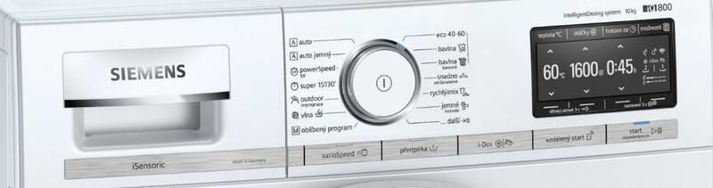 Pračka Siemens iQ800 WM16XEH1CS bílá