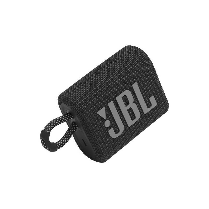 Přenosný reproduktor JBL GO3 černý, Přenosný, reproduktor, JBL, GO3, černý