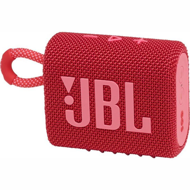 Přenosný reproduktor JBL GO3 červený, Přenosný, reproduktor, JBL, GO3, červený