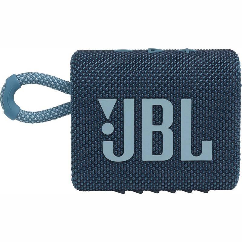 Přenosný reproduktor JBL GO3 modrý, Přenosný, reproduktor, JBL, GO3, modrý