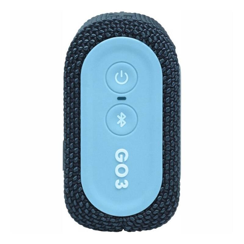 Přenosný reproduktor JBL GO3 modrý