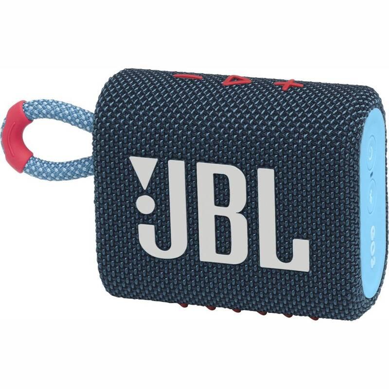 Přenosný reproduktor JBL GO3 modrý, Přenosný, reproduktor, JBL, GO3, modrý