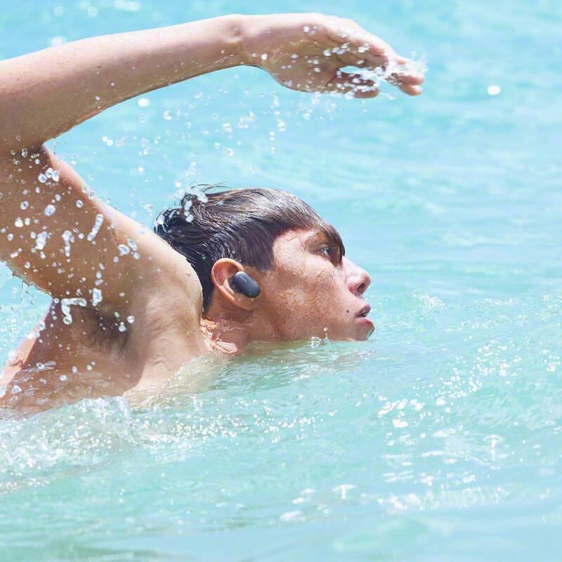 Sluchátka Sony WF-SP900, 4GB černá