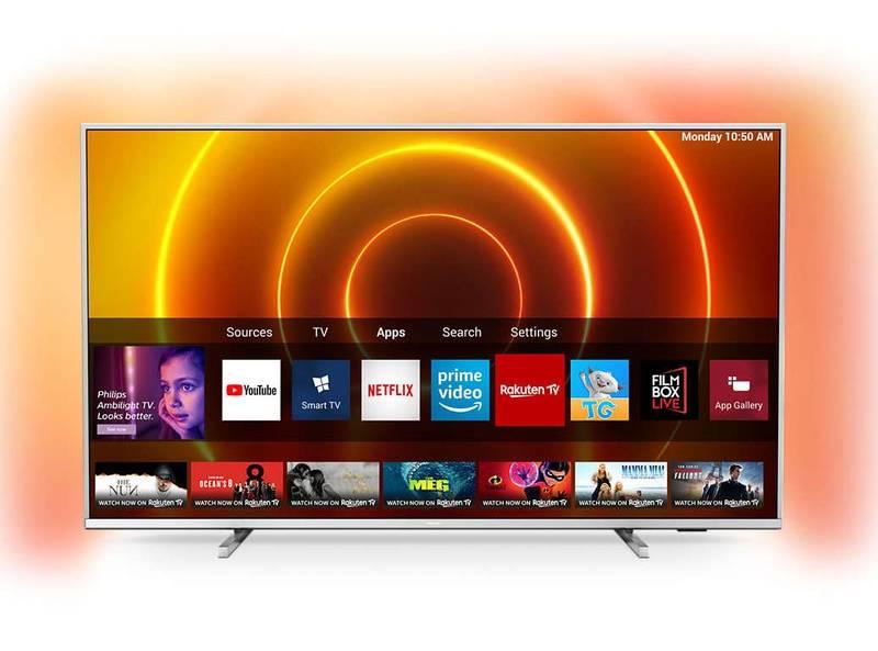 Televize Philips 70PUS7855 stříbrná