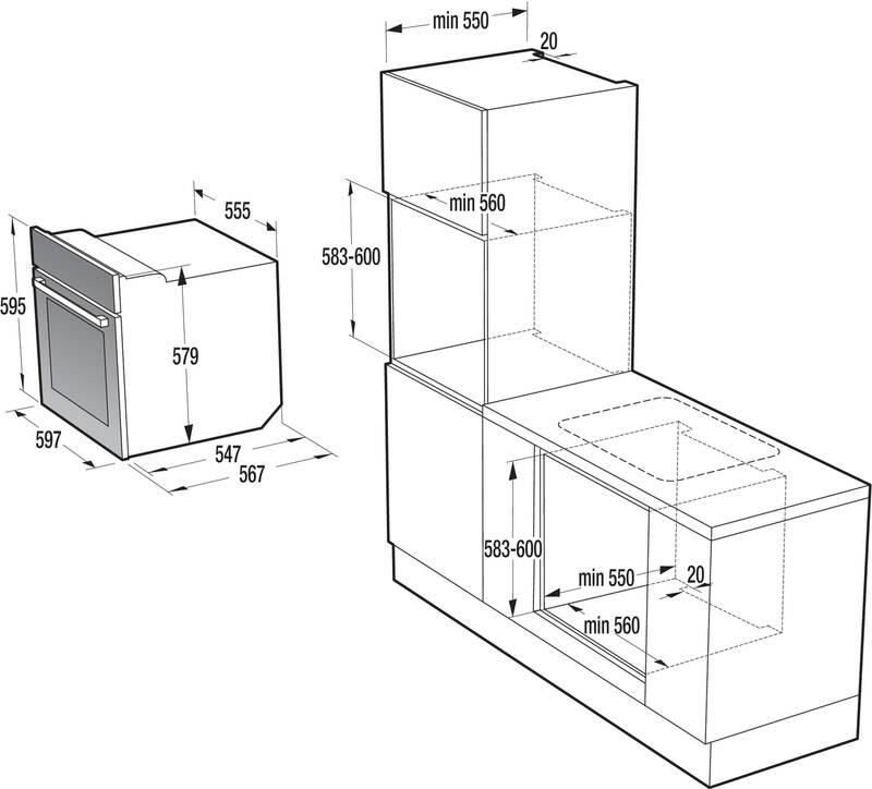 Trouba Gorenje Essential BS737EX nerez, Trouba, Gorenje, Essential, BS737EX, nerez