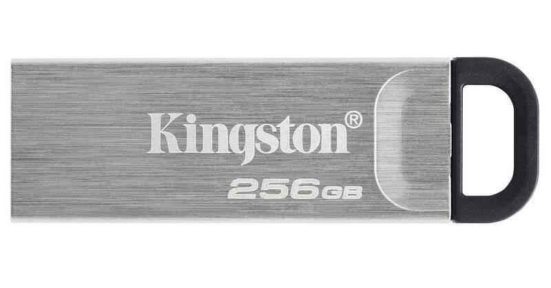 USB Flash Kingston DataTraveler Kyson 256GB stříbrný, USB, Flash, Kingston, DataTraveler, Kyson, 256GB, stříbrný