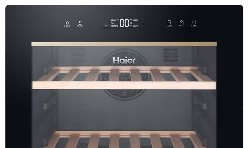 Vinotéka Haier HWS77DGAU1 černá