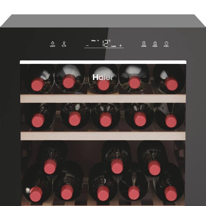 Vinotéka Haier HWS77DGAU1 černá