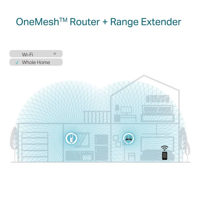 WiFi extender TP-Link RE605X bílý, WiFi, extender, TP-Link, RE605X, bílý