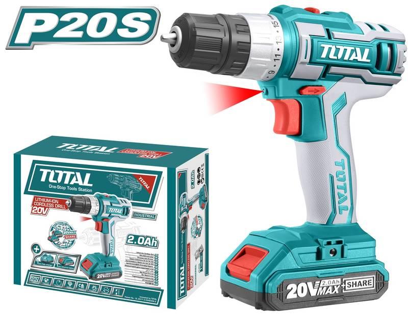 Aku vrtačka Total tools TDLI20024