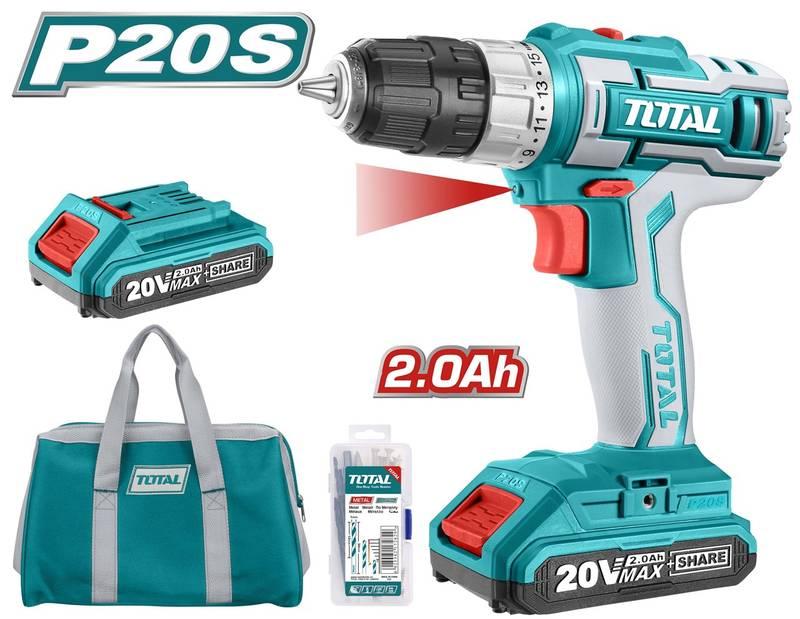 Aku vrtačka Total tools TDLI20025