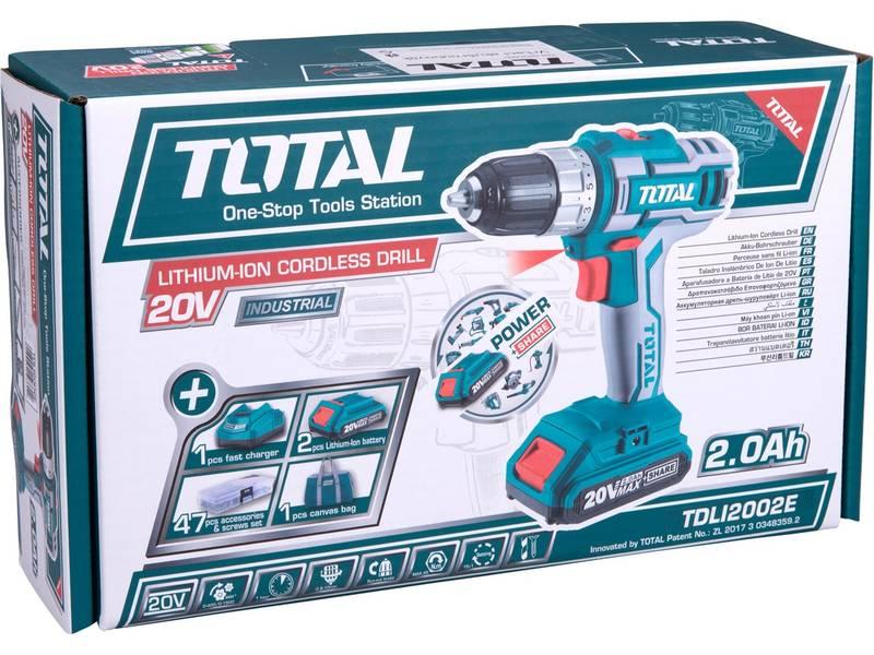 Aku vrtačka Total tools TDLI2002E