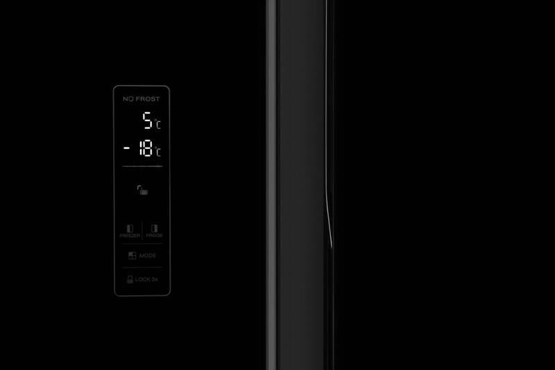 Americká lednice ETA 138990020E černá