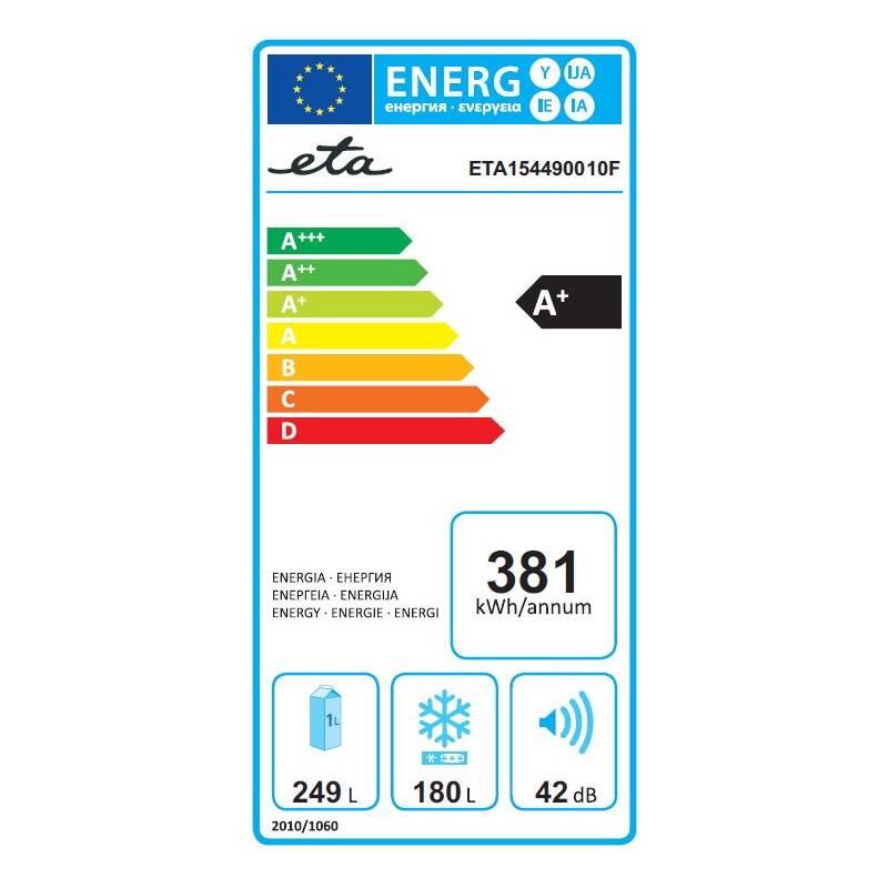 Americká lednice ETA 154490010F Inoxlook