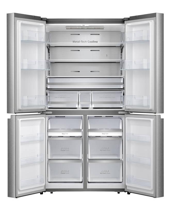 Americká lednice Hisense RQ758N4SAI1 nerez
