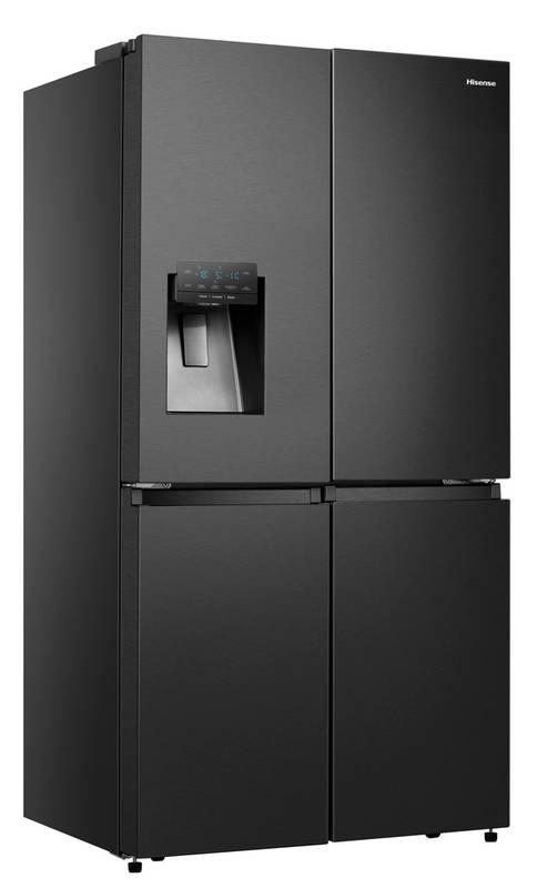Americká lednice Hisense RQ760N4AFF černá