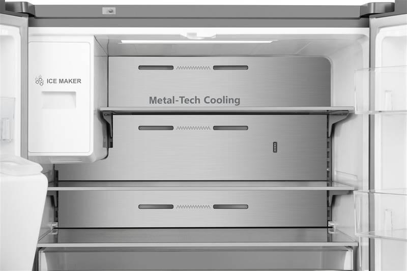 Americká lednice Hisense RQ760N4AIF nerez