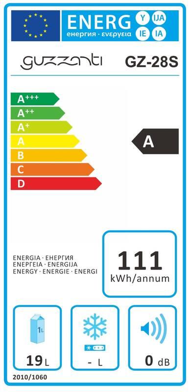 Chladnička Guzzanti GZ 28S černá