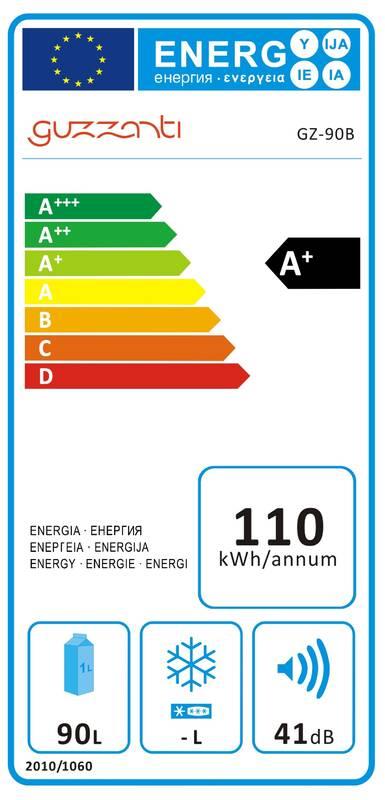 Chladnička Guzzanti GZ 90B černá