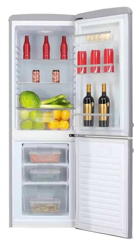 Chladnička s mrazničkou Amica Retro VC 1622 G šedá