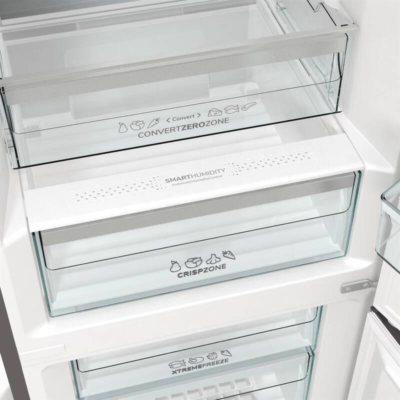 Chladnička s mrazničkou Gorenje NRC6204SXL5M Inoxlook