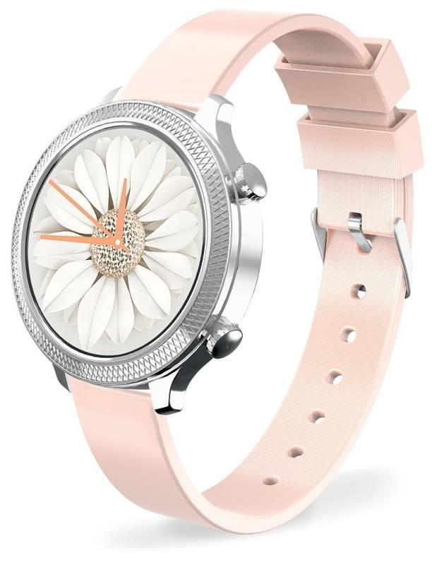 Chytré hodinky Aligator Lady Watch stříbrné