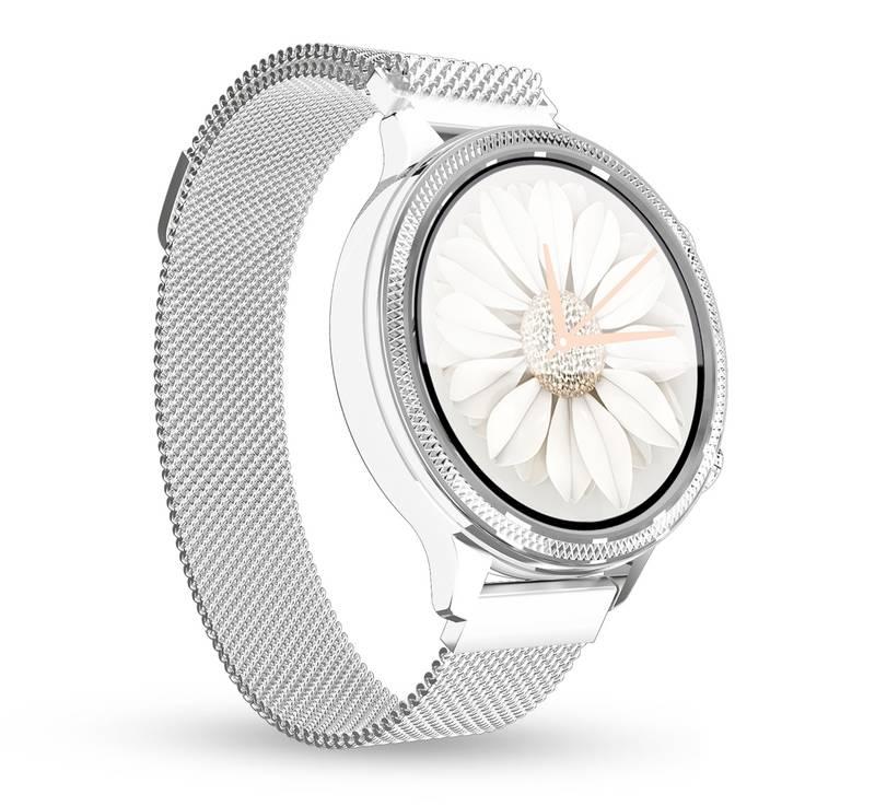 Chytré hodinky Aligator Lady Watch stříbrné, Chytré, hodinky, Aligator, Lady, Watch, stříbrné