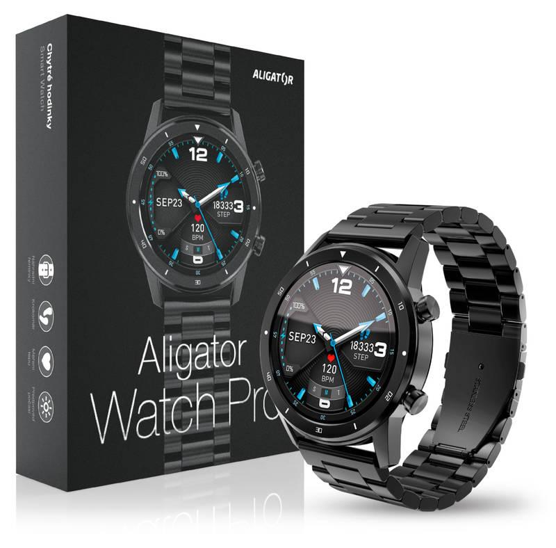 Chytré hodinky Aligator Watch Pro černé