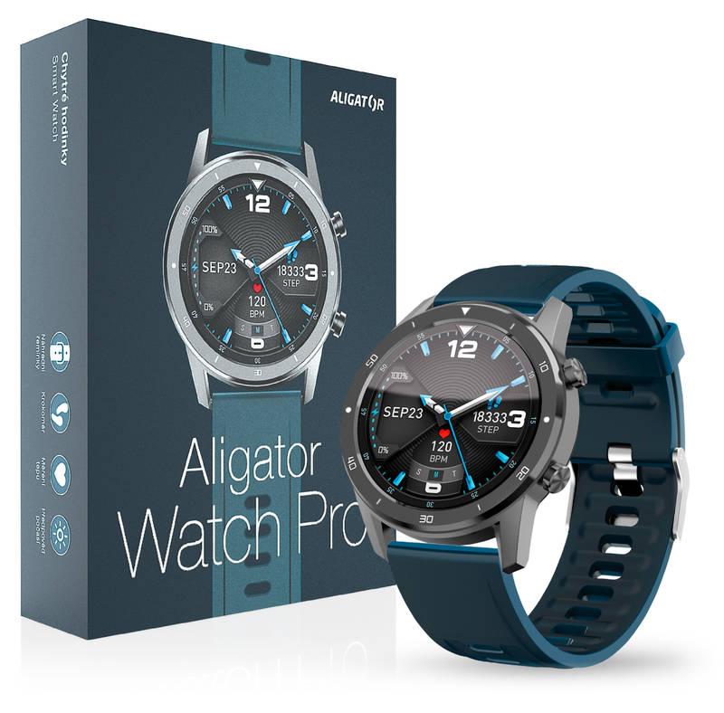 Chytré hodinky Aligator Watch Pro šedé, Chytré, hodinky, Aligator, Watch, Pro, šedé