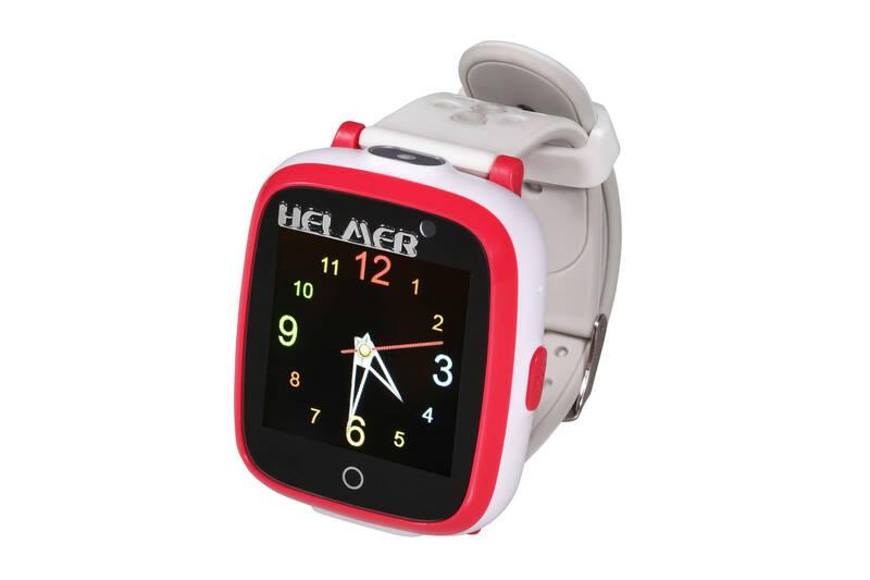 Chytré hodinky Helmer KW 802 dětské červené, Chytré, hodinky, Helmer, KW, 802, dětské, červené