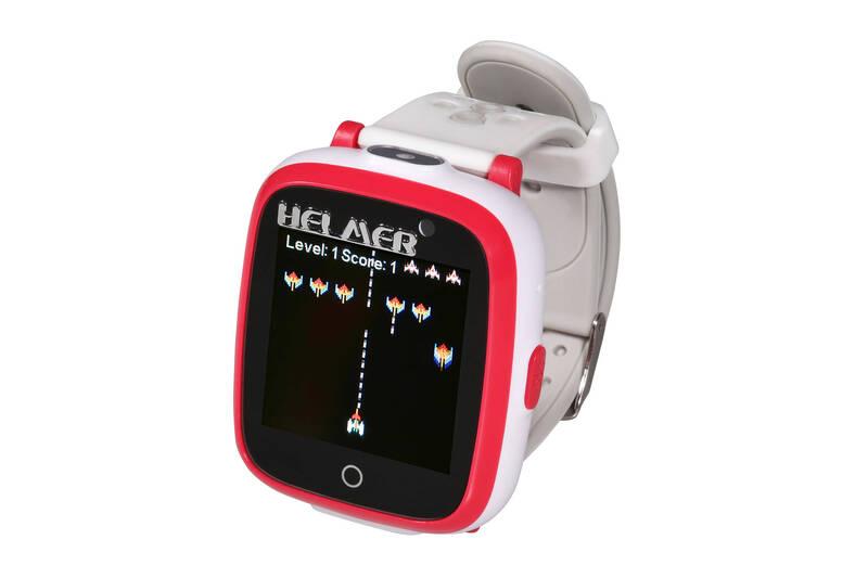 Chytré hodinky Helmer KW 802 dětské červené, Chytré, hodinky, Helmer, KW, 802, dětské, červené