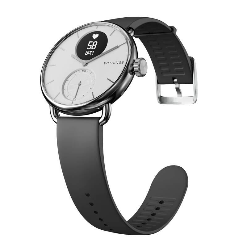 Chytré hodinky Withings Scanwatch 38 mm bílé, Chytré, hodinky, Withings, Scanwatch, 38, mm, bílé