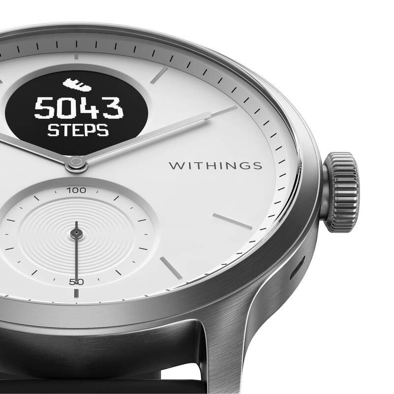 Chytré hodinky Withings Scanwatch 42 mm bílé, Chytré, hodinky, Withings, Scanwatch, 42, mm, bílé