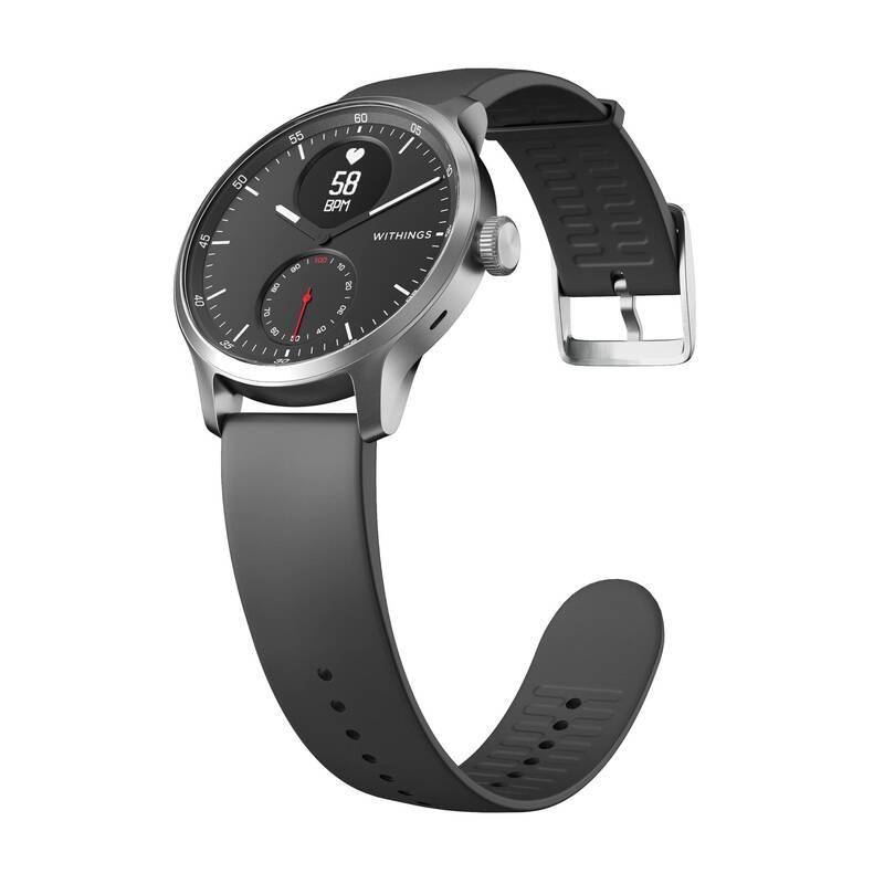 Chytré hodinky Withings Scanwatch 42 mm černé, Chytré, hodinky, Withings, Scanwatch, 42, mm, černé