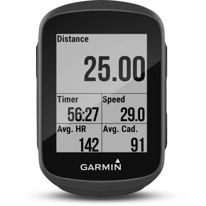 Cyklopočítač s GPS Garmin EDGE 130 Plus HR Bundle černá