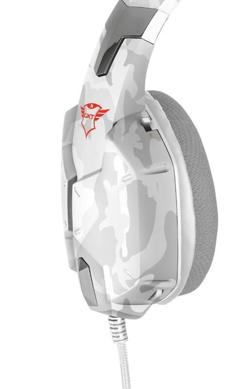 Headset Trust GXT 322W Carus - snow camo