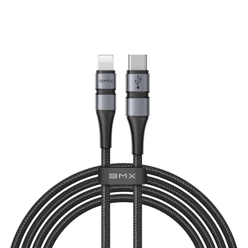 Kabel Baseus USB-C Lightning, MFi, 18W, 1,8 m černý