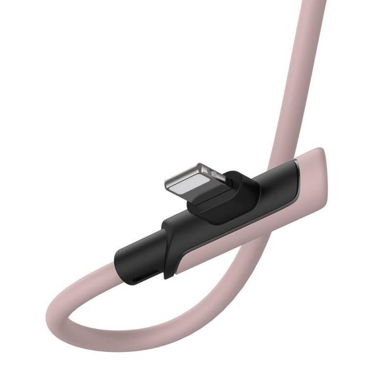 Kabel Baseus USB-C Lightning, PD 18W, 1,2m růžový