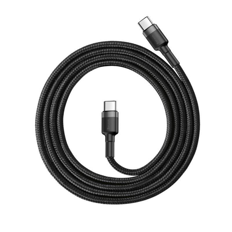 Kabel Baseus USB-C USB-C, PD 2.0 60W, 1m černý