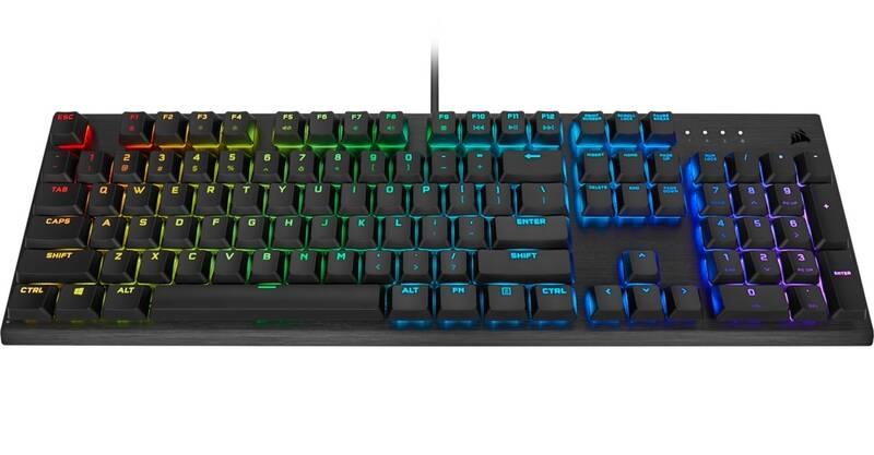 Klávesnice Corsair K60 RGB PRO Cherry MX Low Profile Speed černá