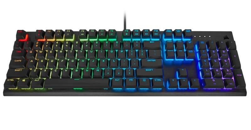 Klávesnice Corsair K60 RGB PRO Cherry Viola, US černá