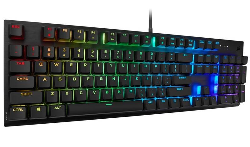 Klávesnice Corsair K60 RGB PRO Cherry Viola, US černá