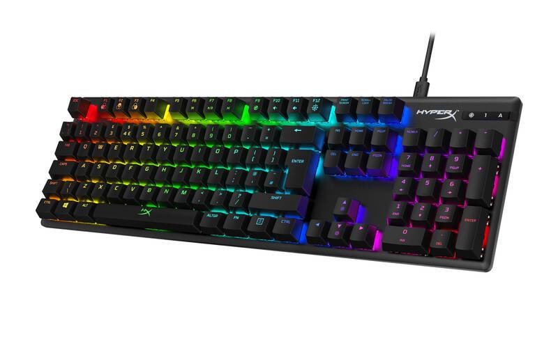 Klávesnice HyperX Alloy Origins Blue Switch, US černá